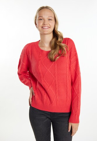 MYMO Пуловер 'Biany' в червено: отпред