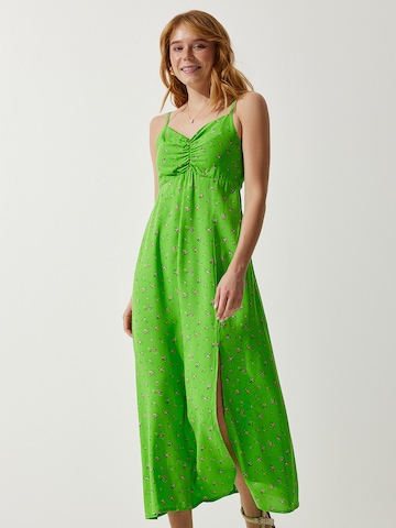 Happiness İstanbul Καλοκαιρινό φόρεμα σε πράσινο