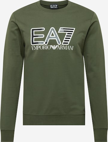 EA7 Emporio Armani Sweatshirt in Grün: predná strana