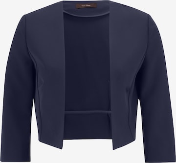 Vera Mont Bolero-Jacke mit Kellerfalten in Blau: predná strana