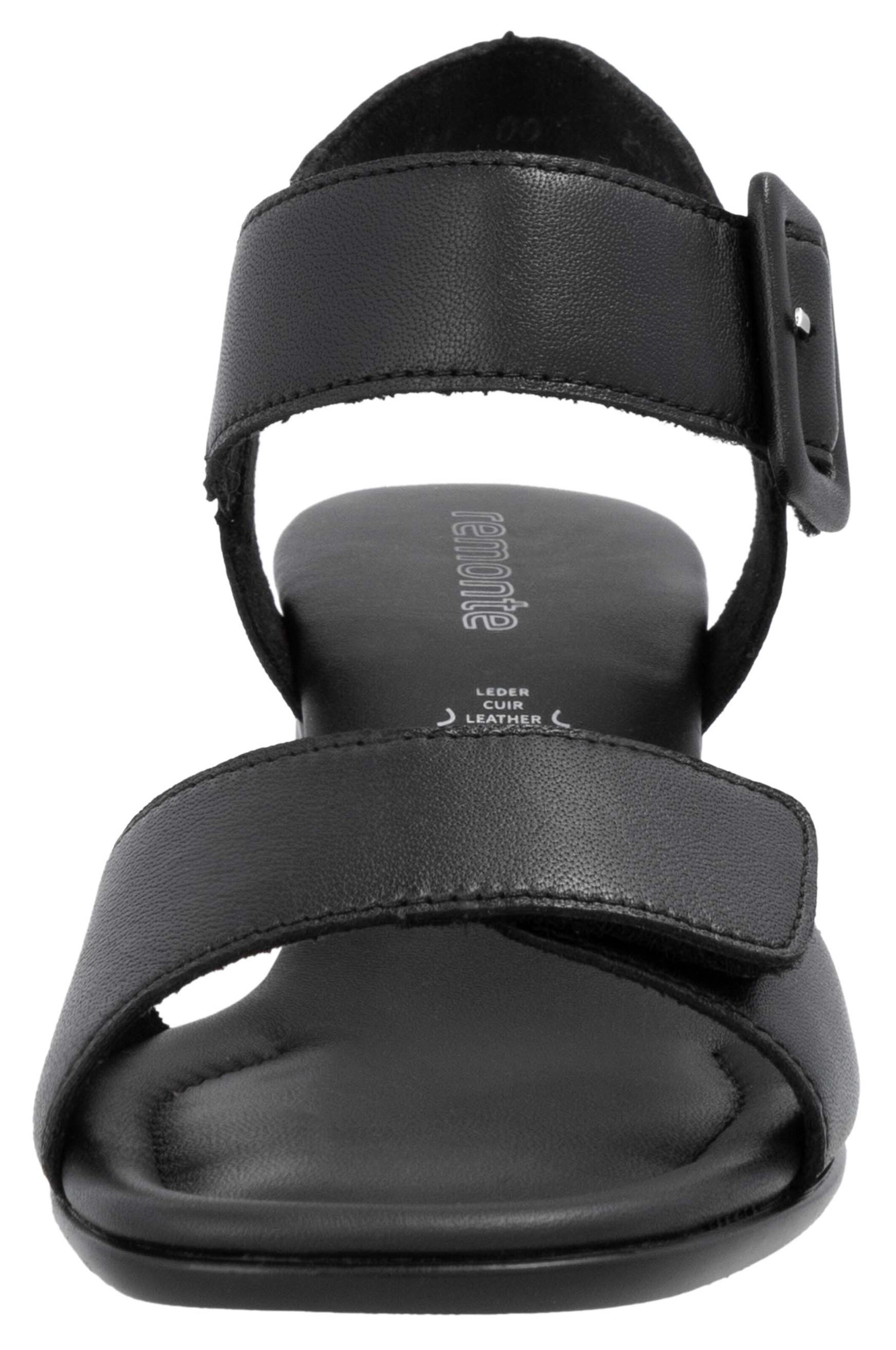 REMONTE Strap Sandals in Black