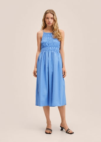 Robe MANGO en bleu : devant