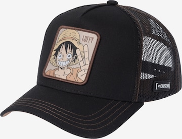 Casquette 'One Piece Trucker' Capslab en noir : devant