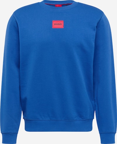 HUGO Sweatshirt 'Diragol' in blue denim, Produktansicht