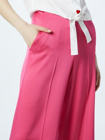 Marella Loosefit Παντελόνι με τσάκιση 'ROSA' σε ροζ