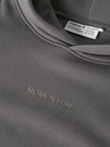 Bluză de molton 'NKMROEN' de la NAME IT pe gri
