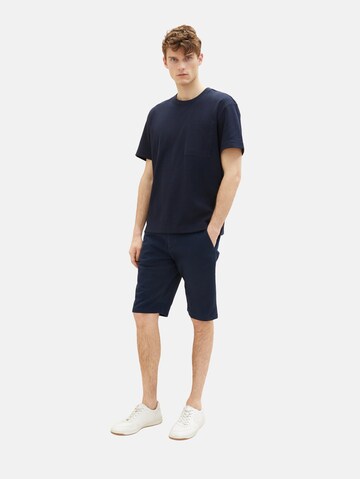 TOM TAILOR Regular Shorts in Blau