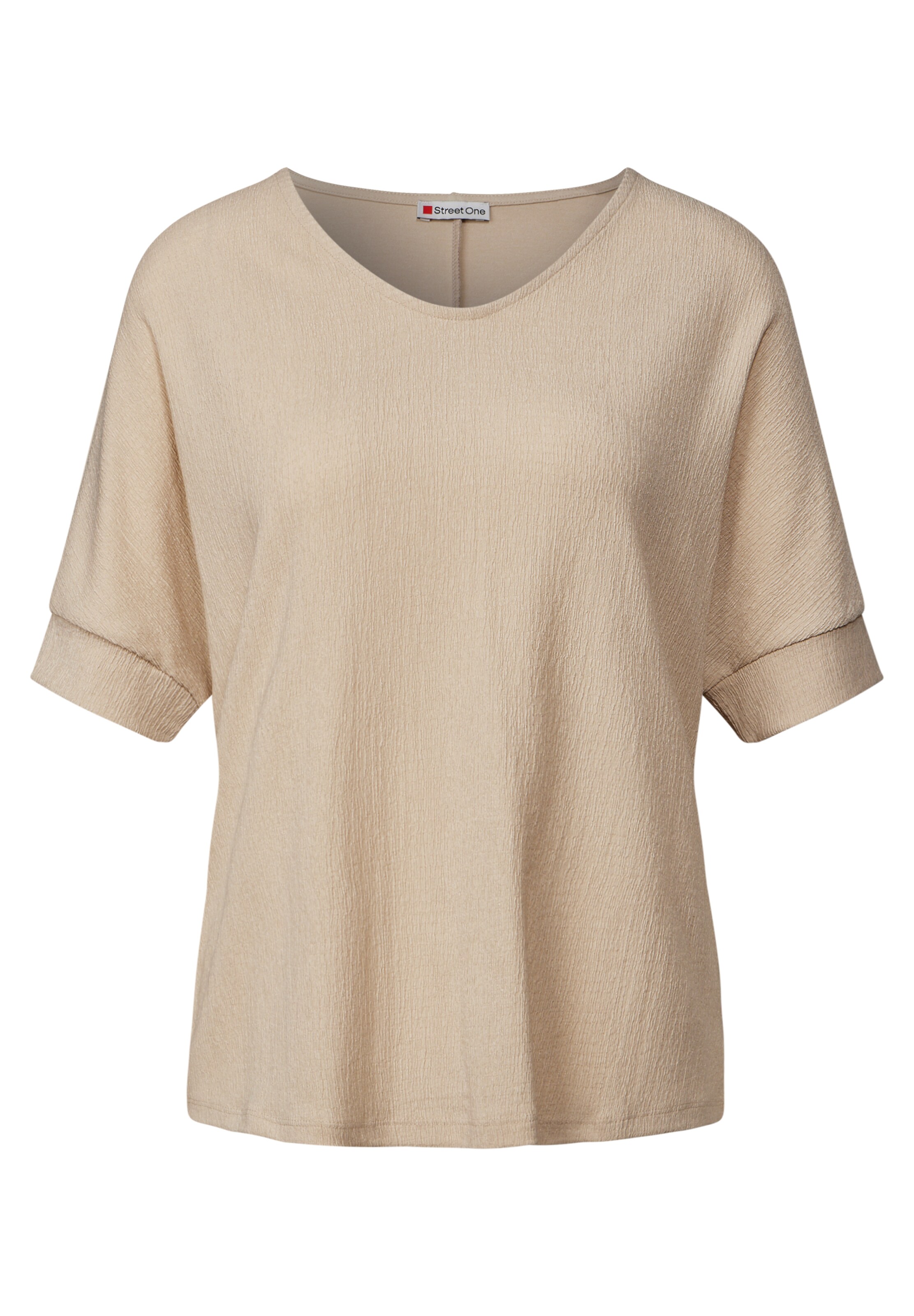 STREET ONE Shirt in Beige: front