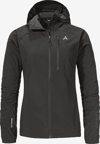 Veste outdoor Schöffel en noir : devant