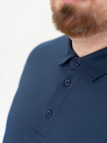 Mr Main Man Shirt 'Piqué Polo Shirt – Navy' in Blue
