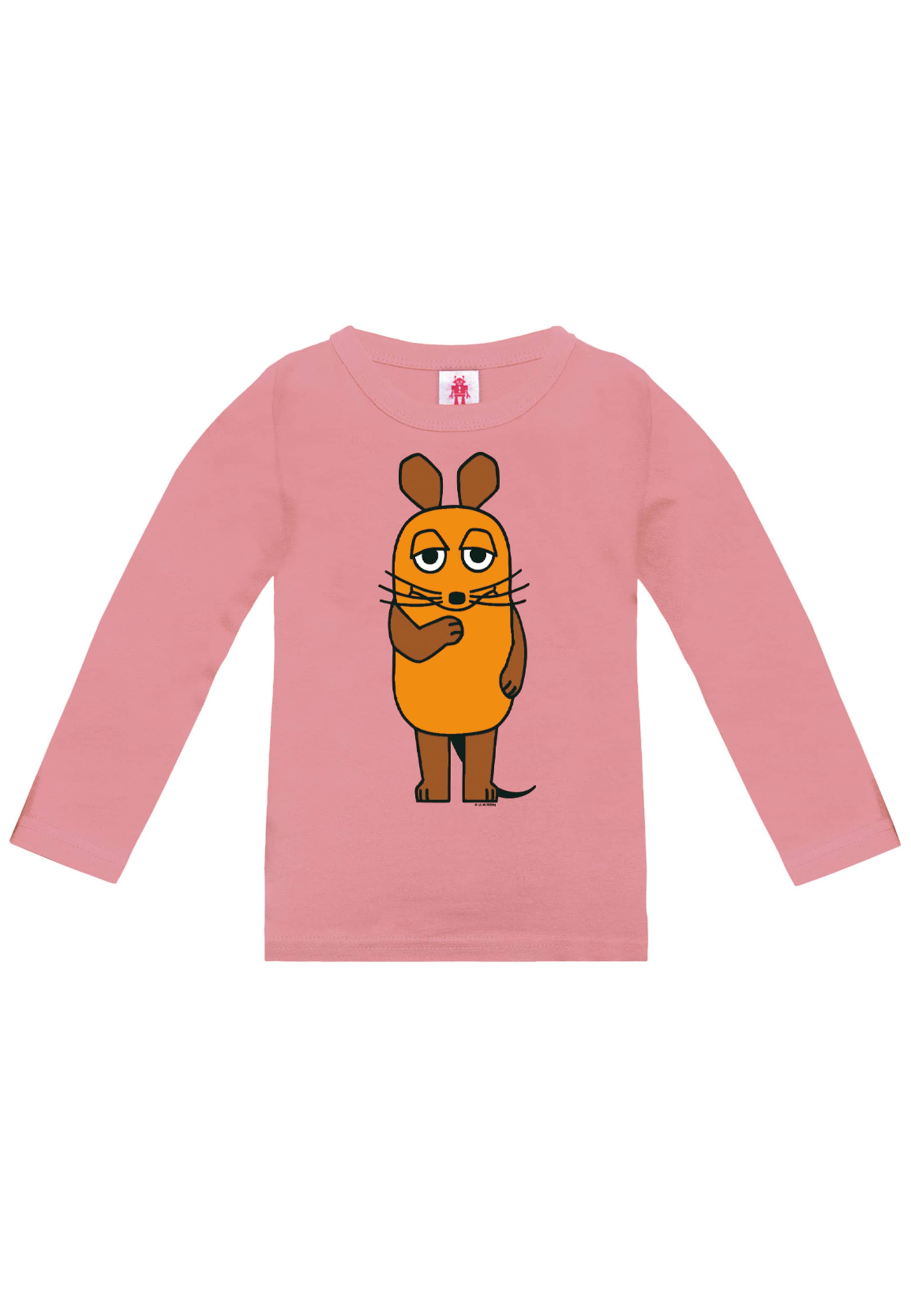 LOGOSHIRT Shirt 'Die Sendung mit der Maus - Die Maus' in Light pink, Item view