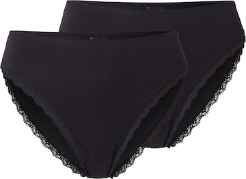 juoda ABOUT YOU Moteriškos kelnaitės '2 pack Lisette Slip': priekis
