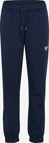 Hummel Workout Pants in Blue: front