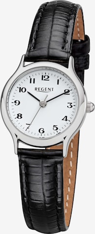 REGENT Analog Watch in Black: front