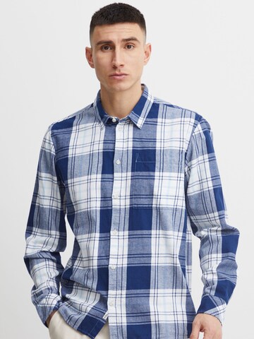 Fit confort Chemise 'SDEsdras' !Solid en bleu : devant