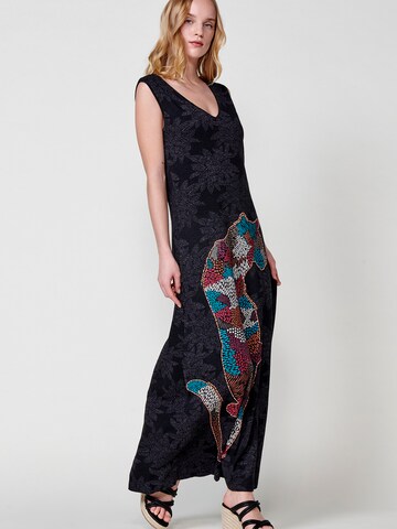 KOROSHI - Vestido de verano en negro
