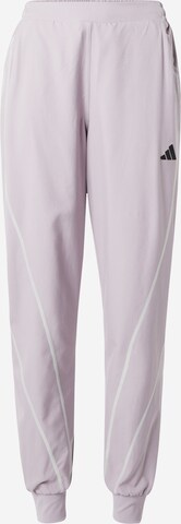 ADIDAS PERFORMANCE Tapered Sporthose 'PRO' in Lila: predná strana