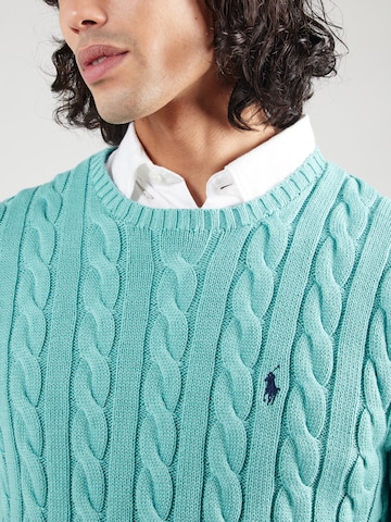 Polo Ralph Lauren Regular fit Пуловер 'DRIVER' в зелено