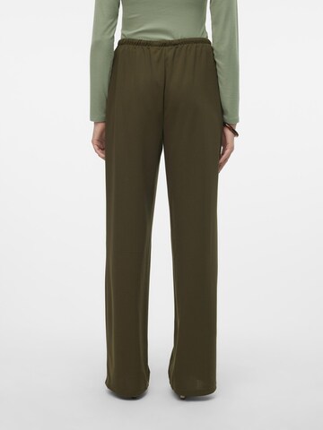 VERO MODA Wide leg Broek in Groen