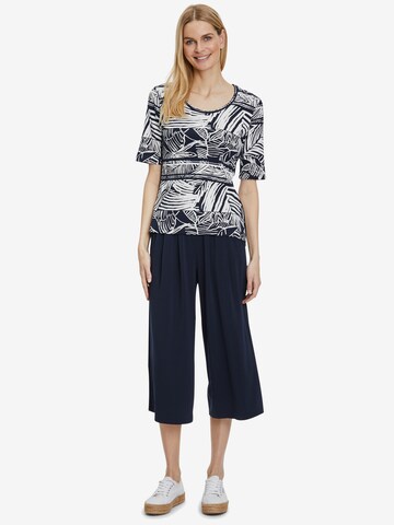 Betty Barclay Loose fit Pleat-Front Pants in Blue