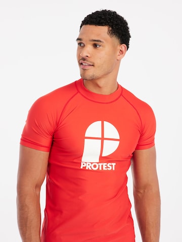 PROTEST Functioneel shirt 'PRTCATERS' in Rood