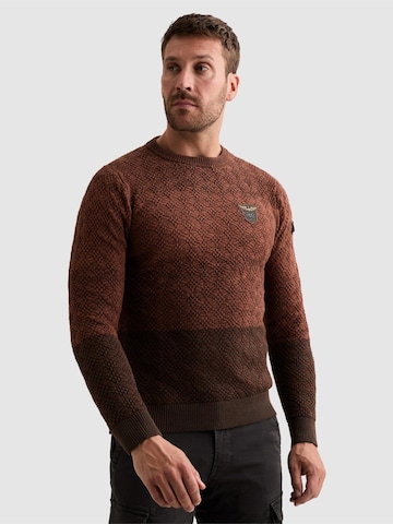 Pull-over '8720672943536' PME Legend en marron : devant