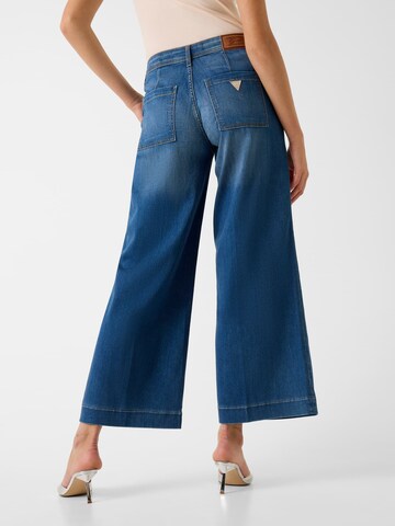 GUESS Wide Leg Jeans 'Zoya' in Blau