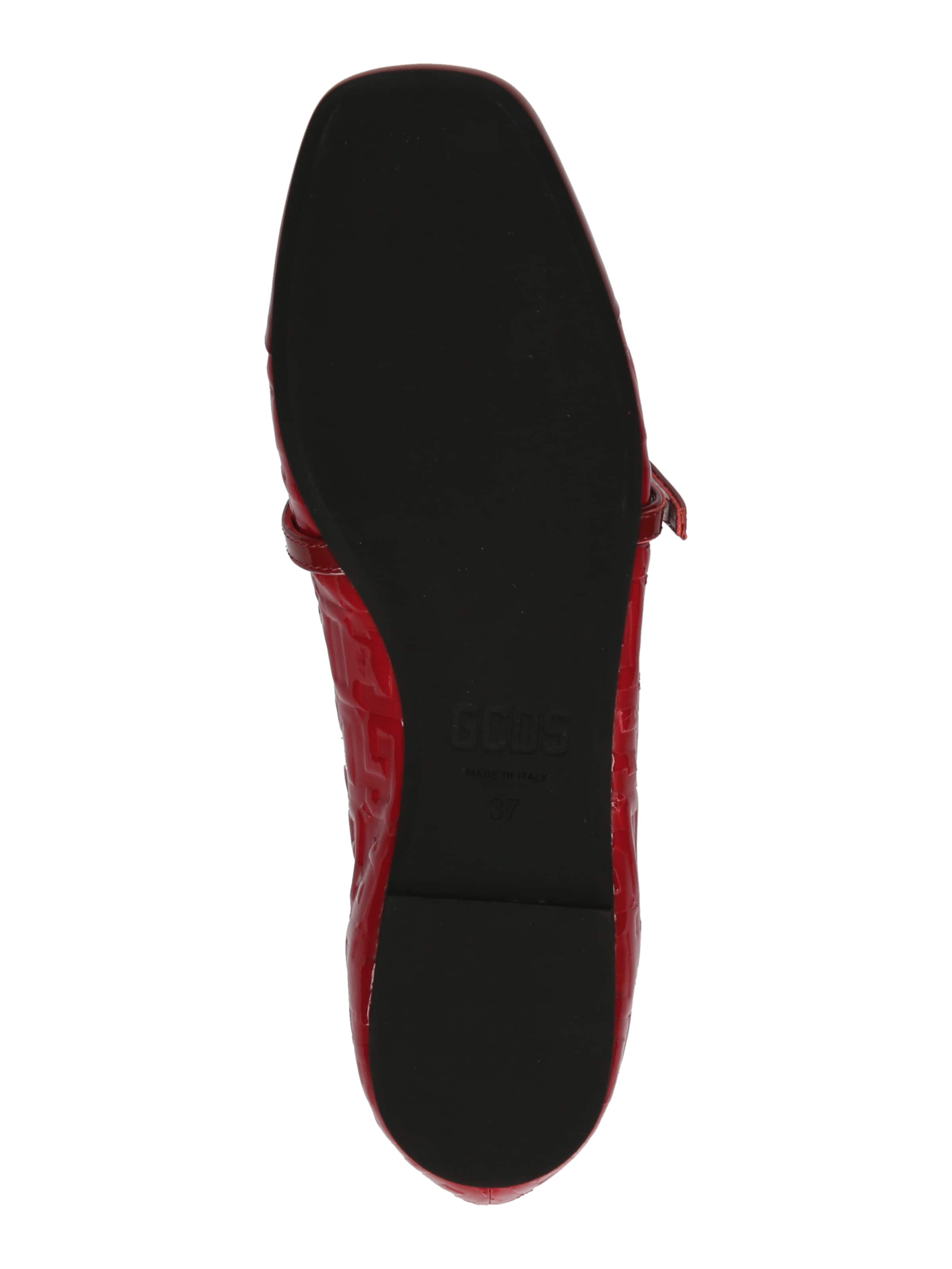 raudona GCDS Balerinos su dirželiais