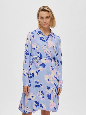 SELECTED FEMME Платье-рубашка 'Fiola' в Синий: спереди