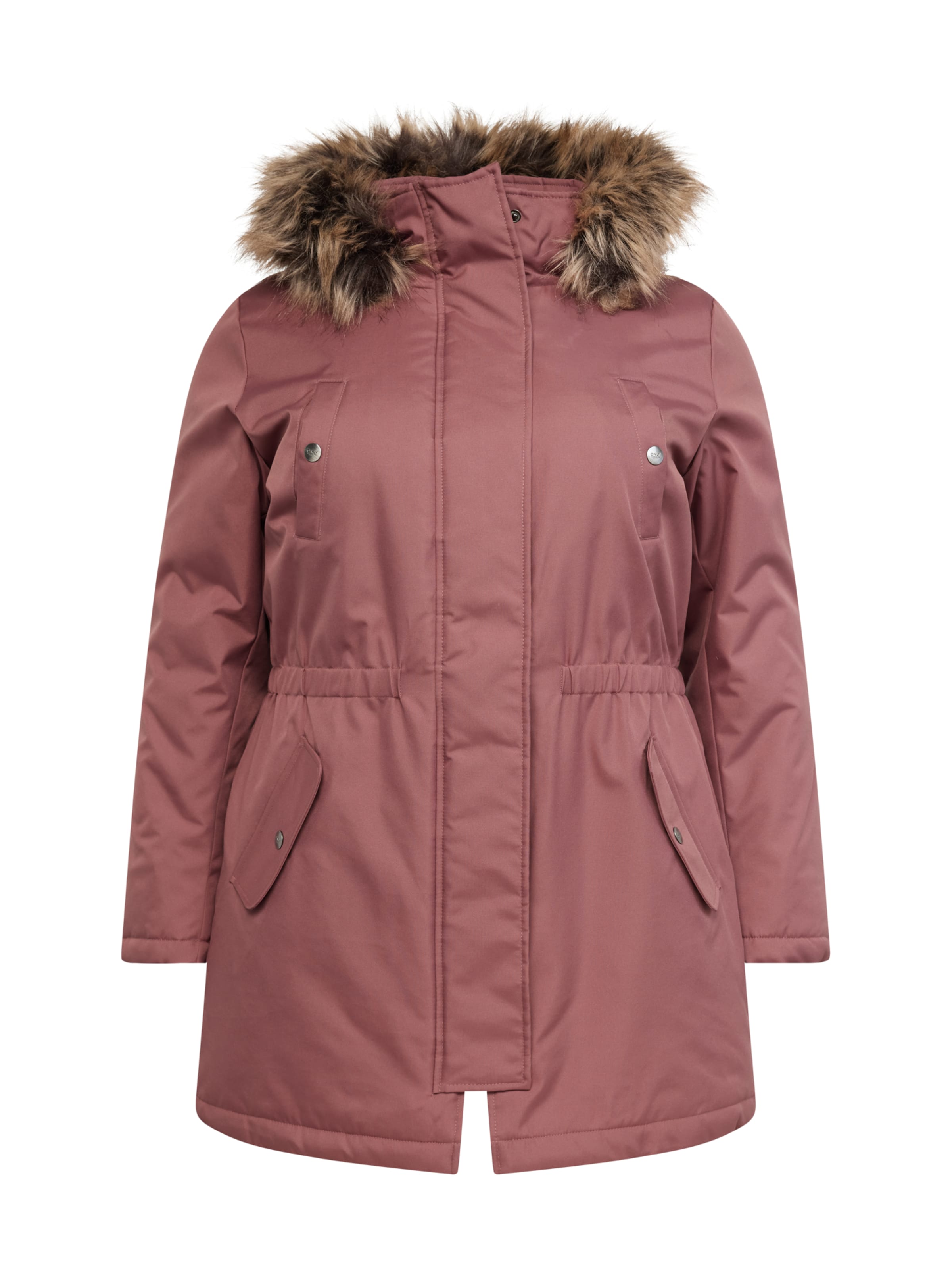 ONLY Carmakoma Parka 'Irena' in Pink: Vorderseite