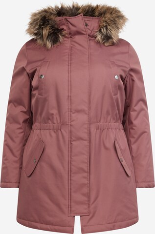 ONLY Carmakoma Parka 'Irena' in Pink: predná strana