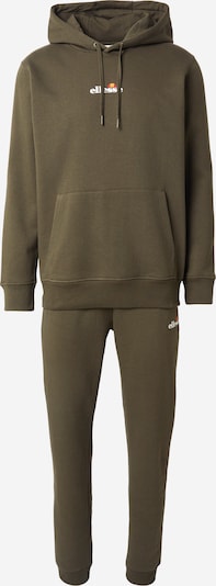 ELLESSE Sportski komplet u žuta / kaki / crvena / bijela, Pregled proizvoda