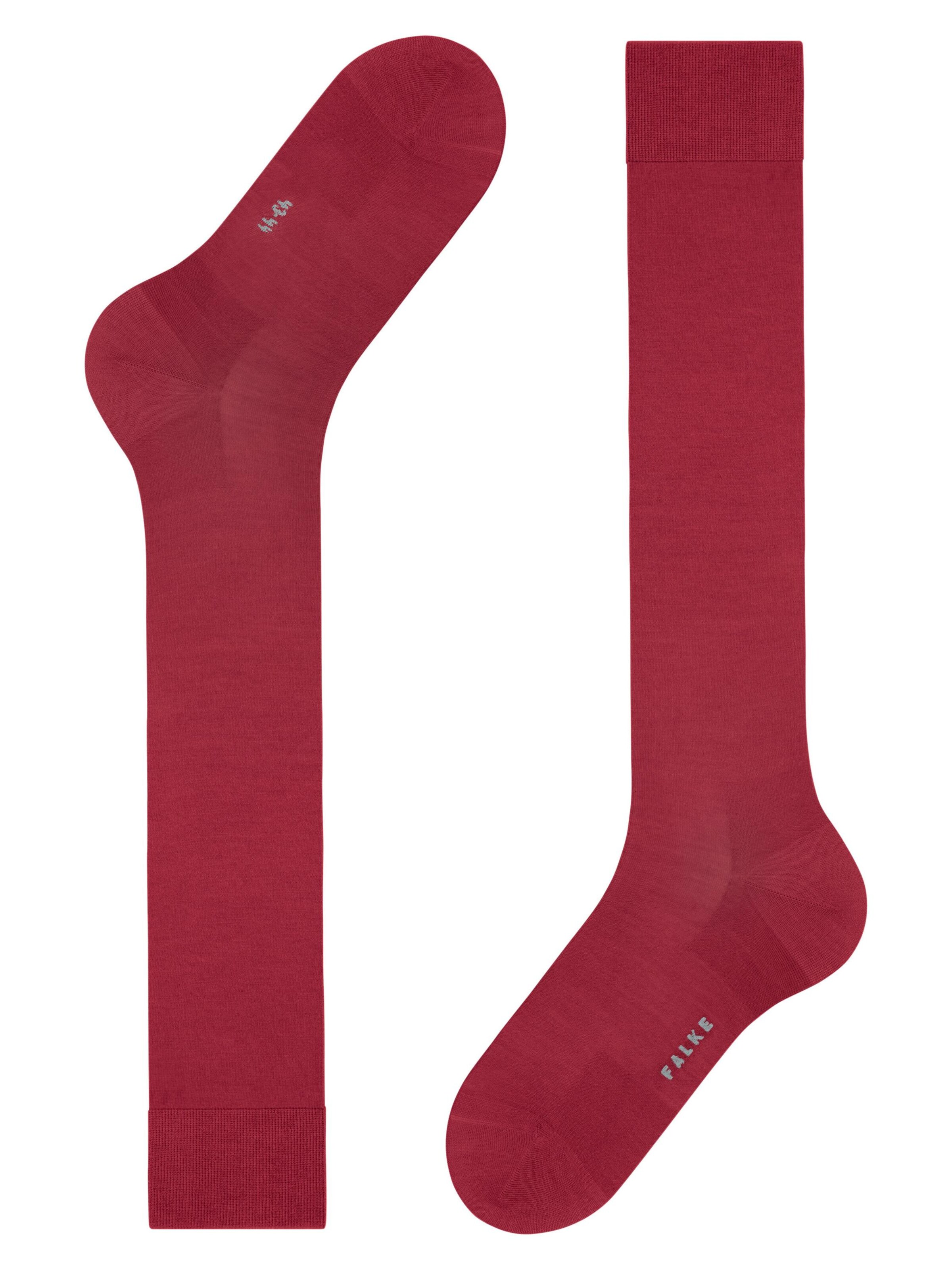 FALKE Knee High Socks 'ClimaWool' in Red
