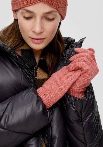 s.Oliver Full Finger Gloves in Orange