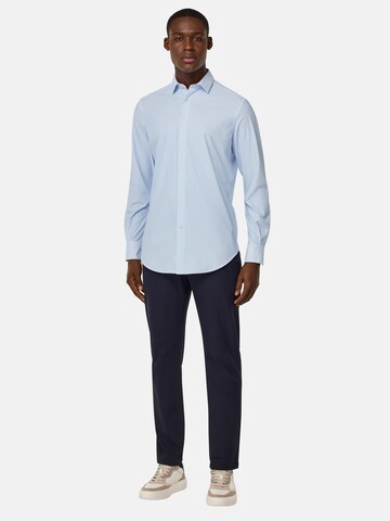 Boggi Milano Slim fit Button Up Shirt 'B Tech' in Blue