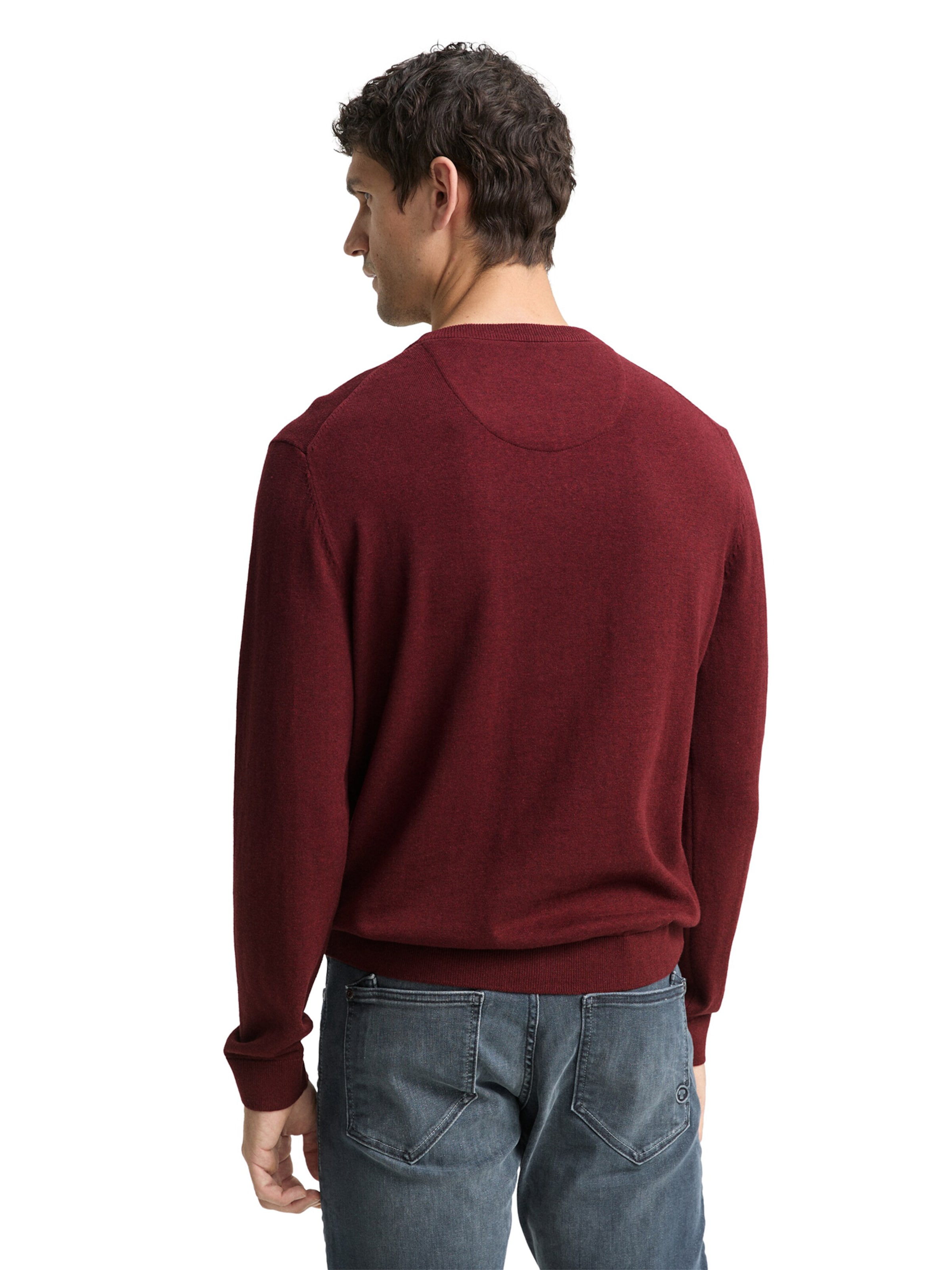 sarkans TOM TAILOR Džemperis