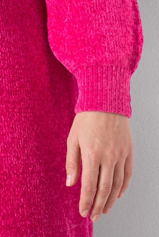 Ulla Popken Strickkleid in Pink