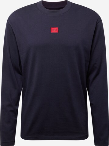 HUGO Sweatshirt 'Diragoto' in Blue: front