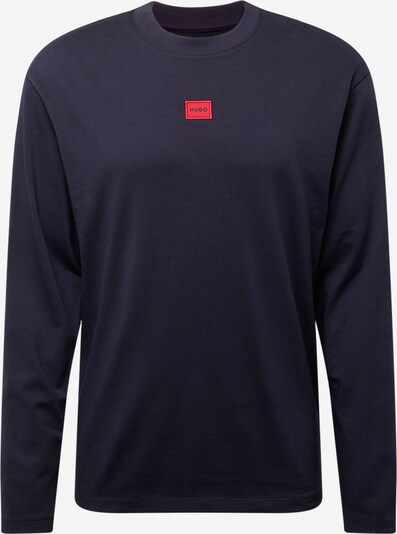 HUGO Sweat-shirt 'Diragoto' en bleu foncé / rouge / noir, Vue avec produit