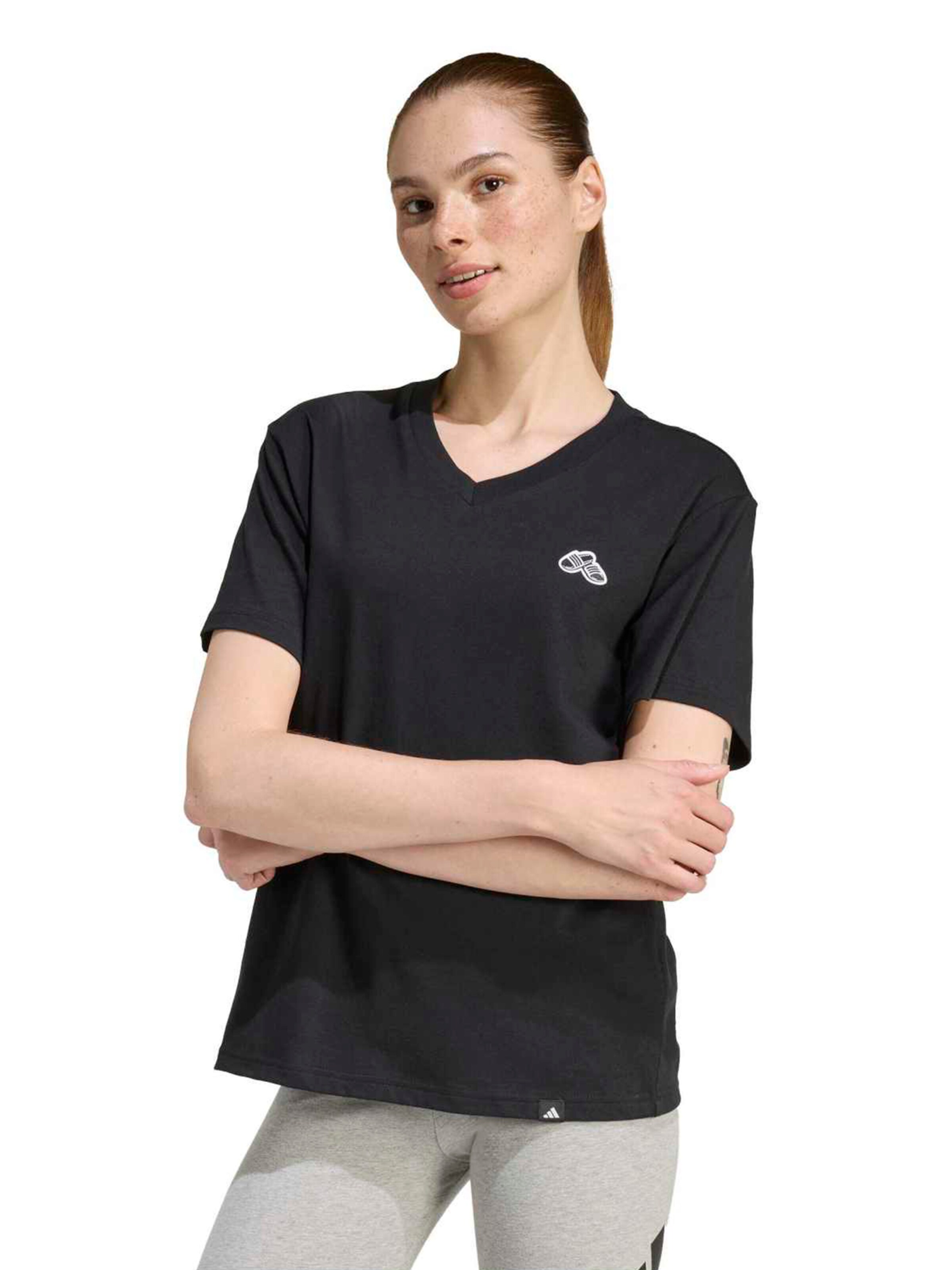 Maglia funzionale di ADIDAS SPORTSWEAR in nero: frontale