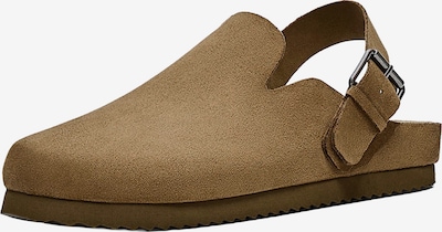 Bershka Puukengät & Crocs-jalkineet värissä vaaleanruskea, Tuotenäkymä