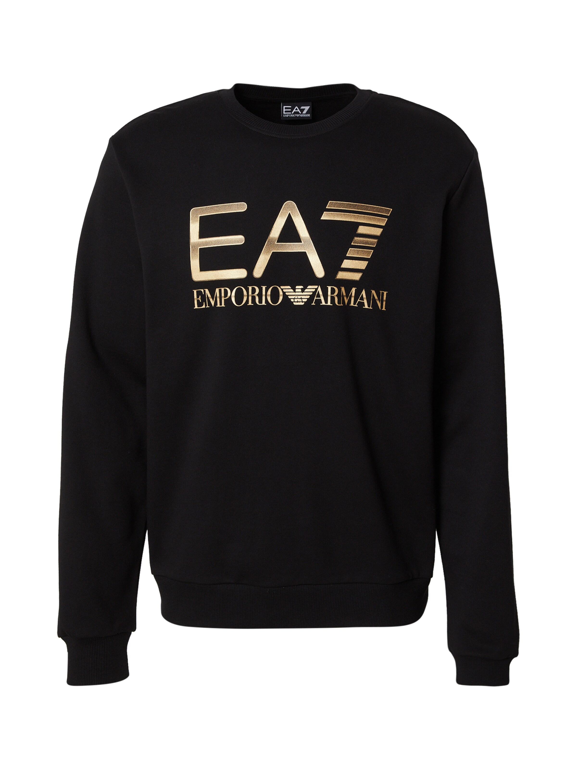 EA7 Emporio Armani - Sweatshirt em preto: frente