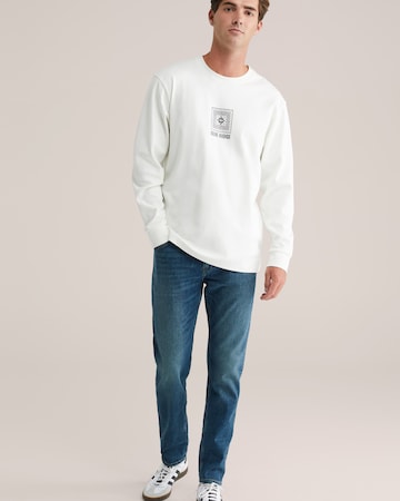 WE Fashion Slimfit Jeans i blå