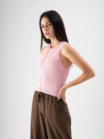 MND Knitted top 'Pinky Rose' in Pink