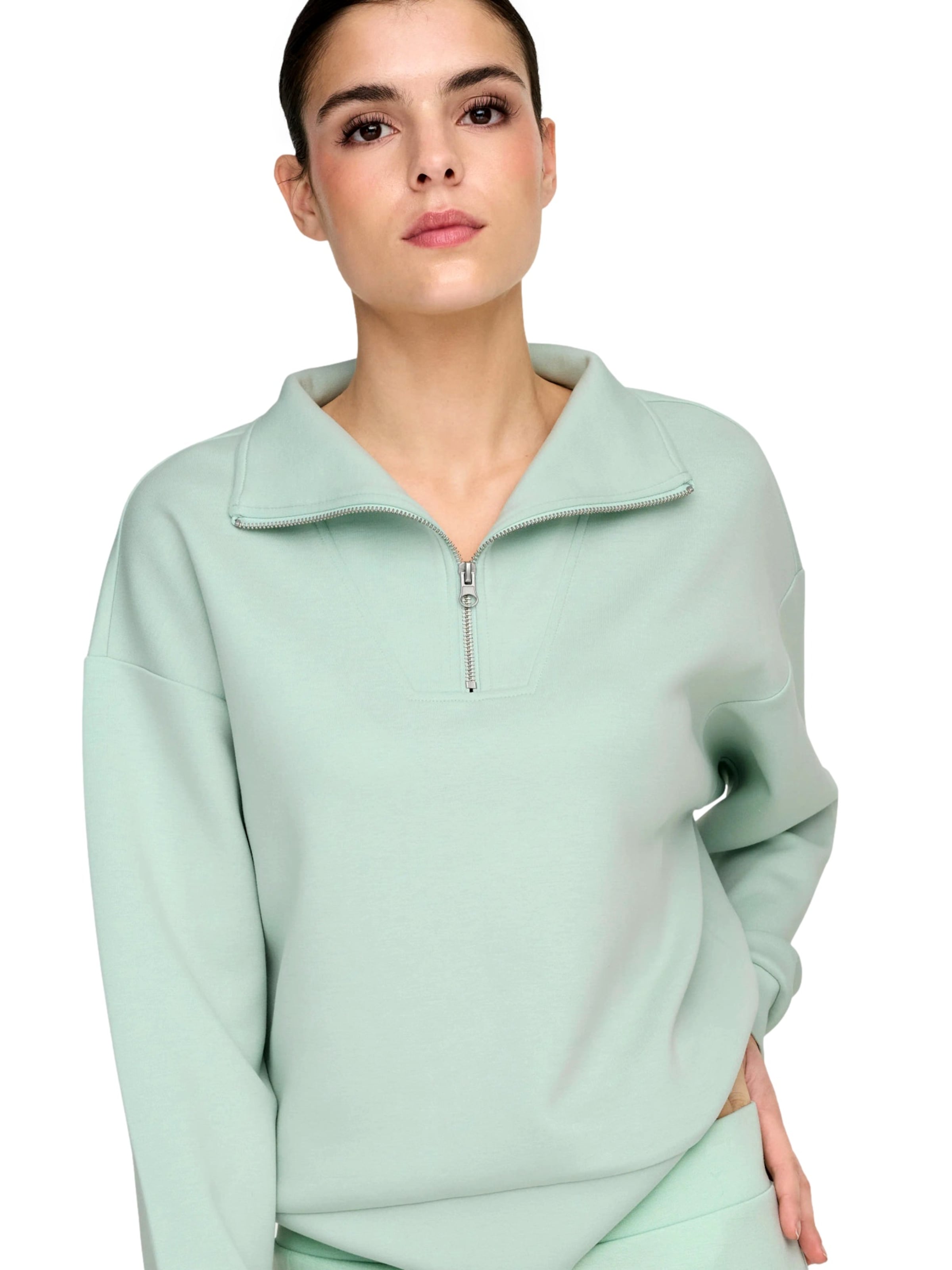 Sweat-shirt 'Lounge Life' ONLY PLAY en vert