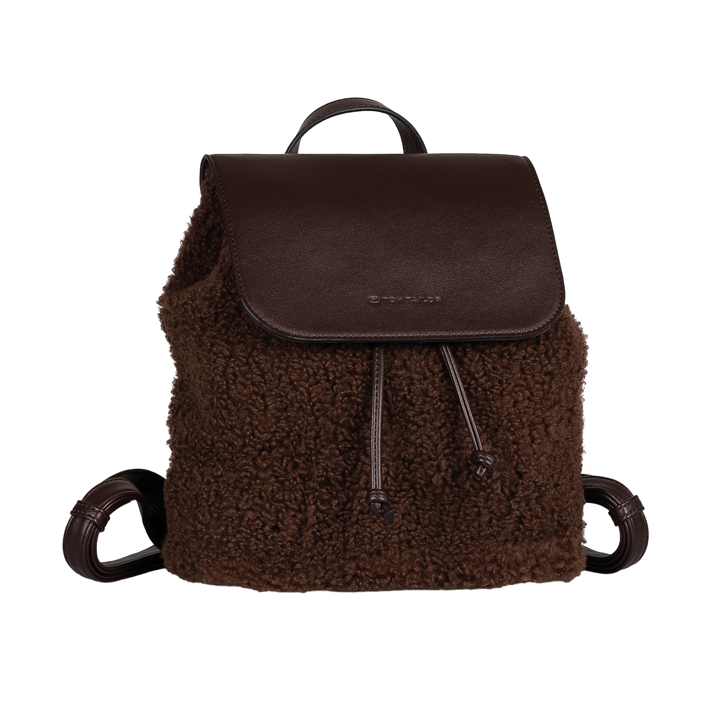 TOM TAILOR Rucksack in Braun: Vorderseite