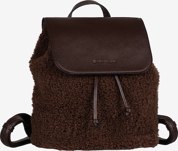 TOM TAILOR Rucksack in Braun: Vorderseite