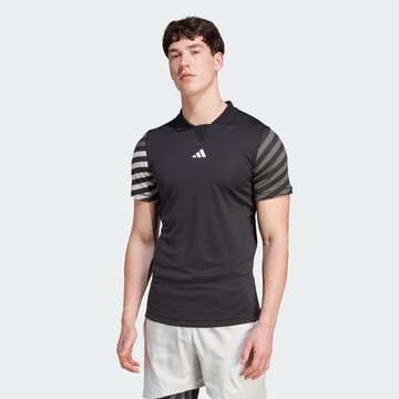 ADIDAS PERFORMANCE Λειτουργικό μπλουζάκι σε μαύρο: μπροστά