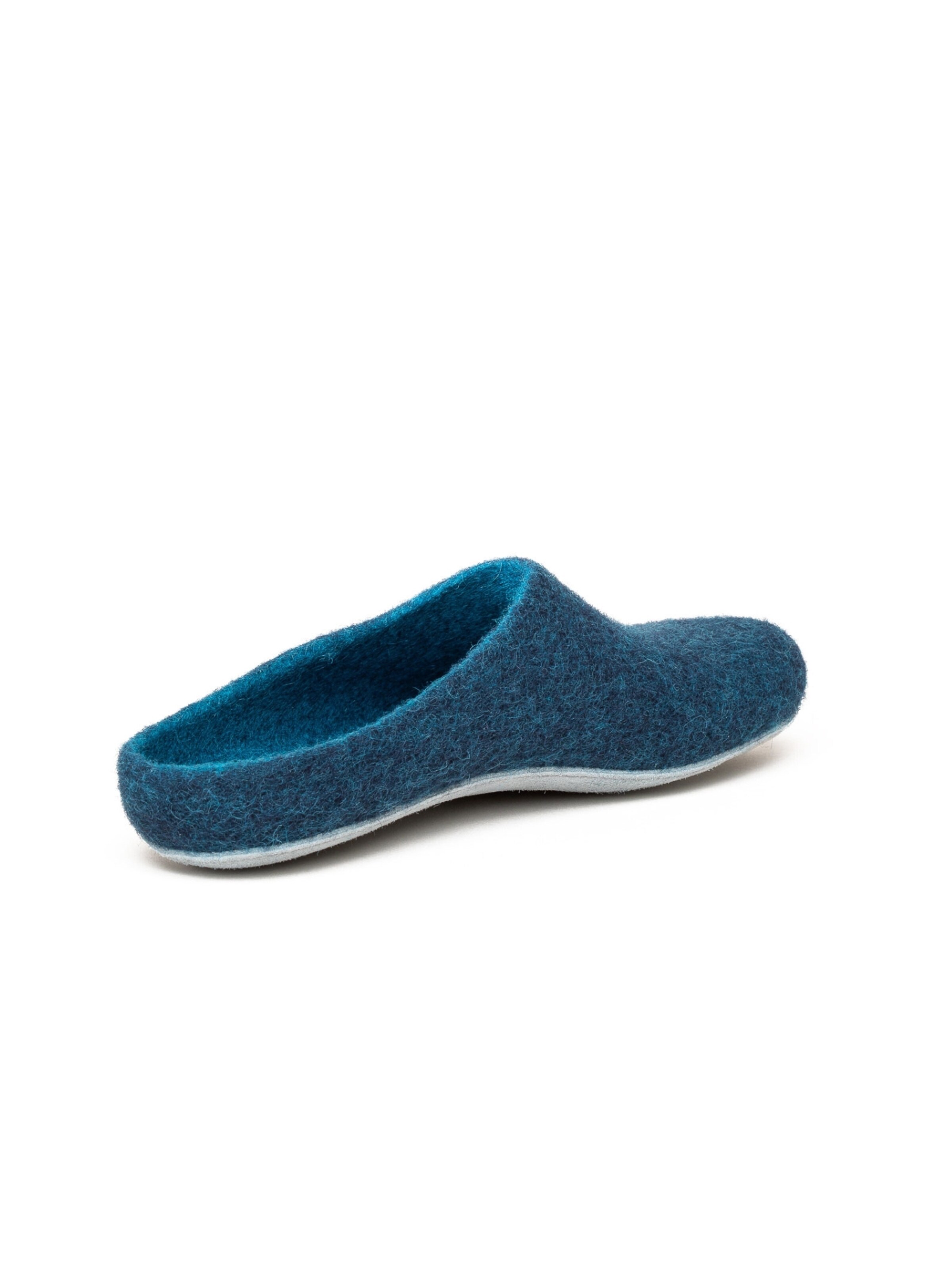 MagicFelt Slippers 'Filzpantoffel AP 701' in Blue