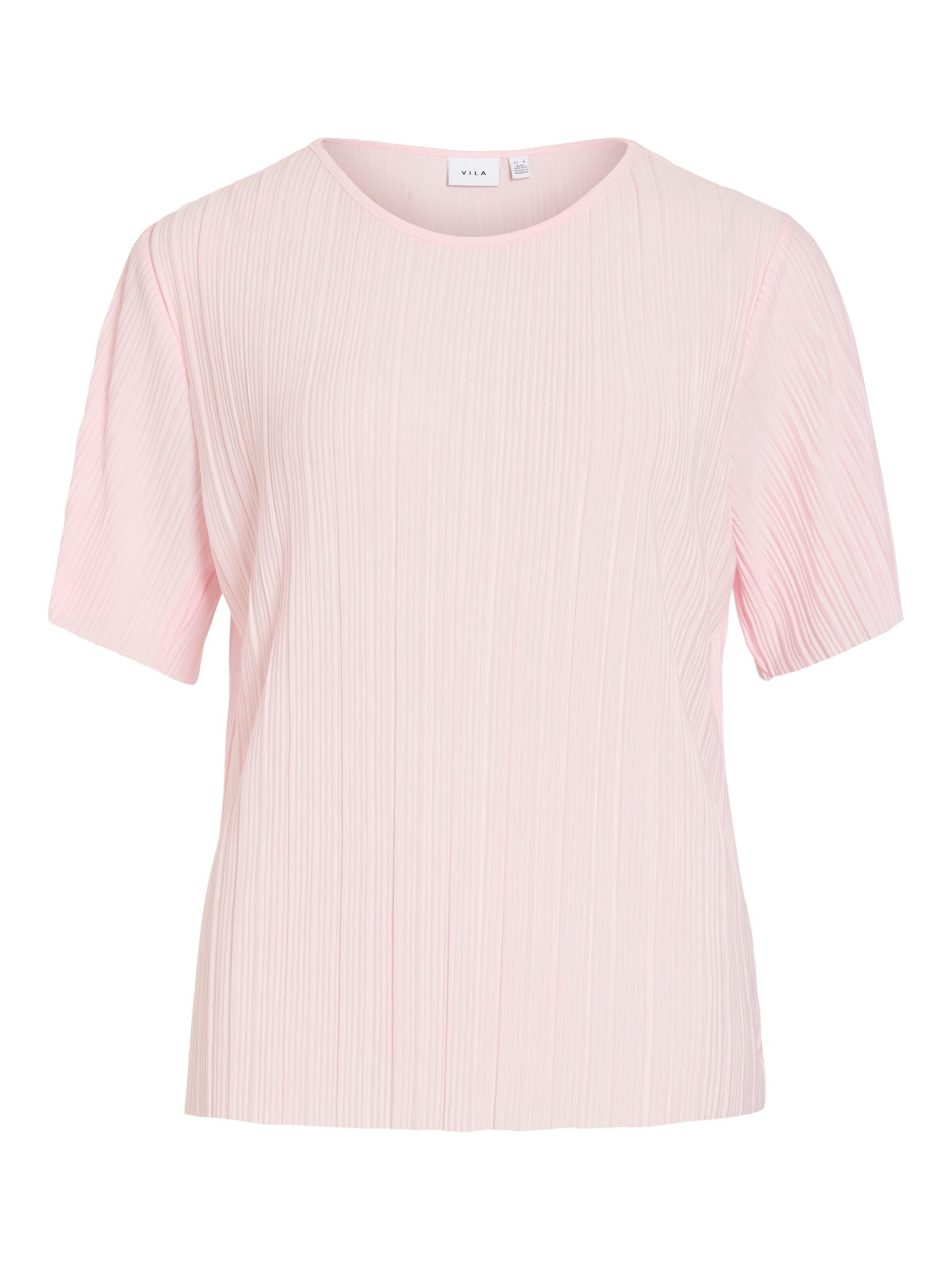 VILA T-Shirt 'VIPlisa' in Pink: Vorderseite